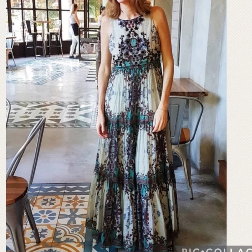Bhanuni By Jyon Floral Maxi Dress Size XS - Picture 1 of 10